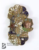 Egyptian Novelty Bronze/Brass Belt Buckle