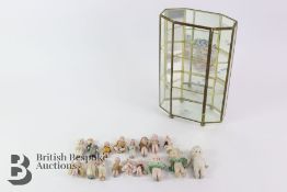 Collection of Miniature Bisque Dolls