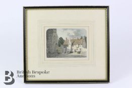 Five Steel Engravings relating to Tewkesbury Abbey