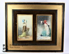 Two Framed European Prints