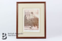 Quantity of 19th Century Steel and Wood Engravings relating to Tewkesbury Abbey