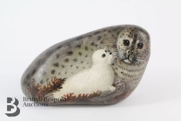 Susan French Painted Stone