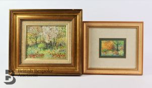Marcia Gibson-Watt (1949- ) Oil on Board