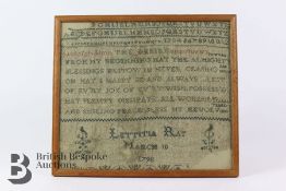 Two Victorian Samplers