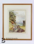 Claude Hulk (1865-1920) Watercolour