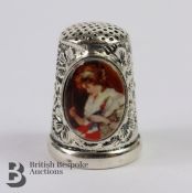 Silver Sewing Thimble