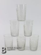 Six Late Victorian Tumblers