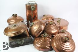 Quantity of Copper Hot Water Containers