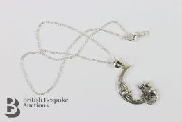 Silver Moon Pendant