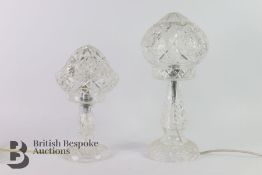 Cut-Glass Table Lamps