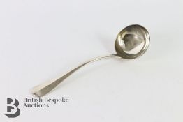Heavy Silver Rat Tail Ladle