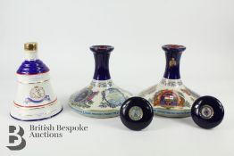 British Navy Pusser's Rum Decanters
