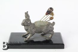 Antique Hare Pin Cushion