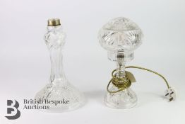 Cut-Glass Table Lamp