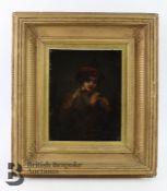 Victorian Oil on Tin
