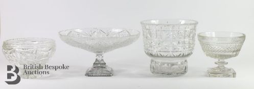 English Cut-Crystal Bowls