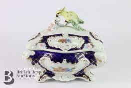 Large Porcelain Lidded Tureen