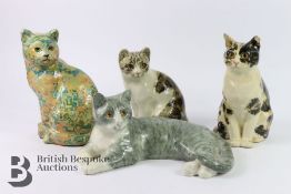 Ceramic Cat Figurines