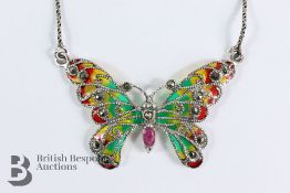 Butterfly Pendant Necklace