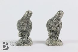 Pair of Silver Plated Condiments
