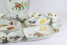 Royal Worcester Evesham Ware Part Breakfast Set