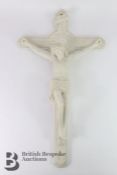 Marble-Effect Christ on the Cross