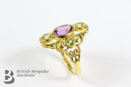 Gold Plated on Silver Ring