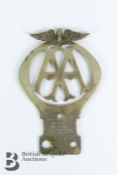 Vintage AA Badge
