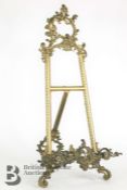 Decorative Brass Easel
