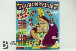 D. Gottlieb & Co Pinball Machine Glass Back