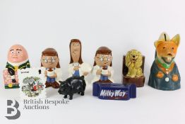 Collection of Ceramic Money Boxes