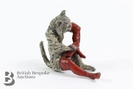 Cold Painted Bronze Figurine