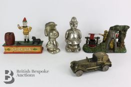 Cast Iron Novelty Money Boxes