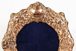 Unusual Copper Easel Picture Frame