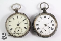 Two Silver Pocket Watches