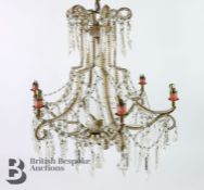 20th Century Six Branch Chandelier