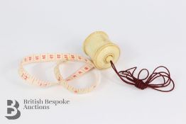 Unusual Bone Tape Measure