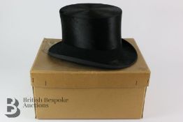 Scott & Co Black Silk Hat