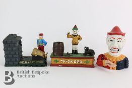 Cast Iron Novelty Money Boxes
