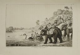 WILLIAMSON, Captain Thomas and HOWITT. Samuel illus., Oriental Field Sports Vol. I