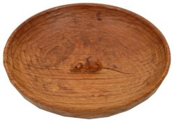 A Robert 'Mouseman' Thompson of Kilburn oak fruit bowl