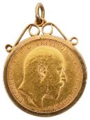 An Edward VII sovereign, 1906