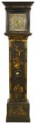 A George III japanned 8-day longcase clock