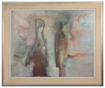 Gerald Davies 'Accusation', oil on canvas