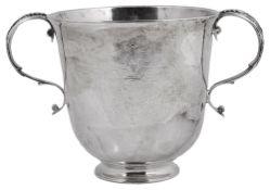 A Queen Anne silver two handled cup