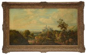 English School early 19th century 'Kidwelly Castle', oil on canvas