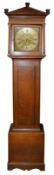 A George III oak 8 day longcase clock signed Thomas Bevan, Marlborough