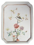 A 19th Century Chinese famille rose tray