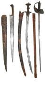 An 1897 pattern Infantry officers sword and two late 19th century swords,