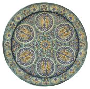 A large early twentieth century Moroccan charger